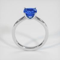 2.85 Ct. Blue Sapphire Ring, 18K White Gold 3