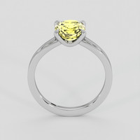 2.30 Ct. Yellow Sapphire Ring, 18K White Gold 3