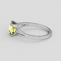 2.30 Ct. Yellow Sapphire Ring, 18K White Gold 4