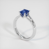 1.30 Ct. Sapphire Ring, 18K White Gold 2