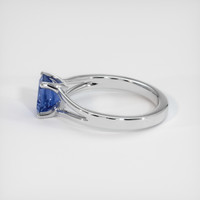 1.30 Ct. Sapphire Ring, 18K White Gold 4
