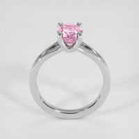 2.28 Ct. Purplish Pink Sapphire Ring, 18K White Gold 3