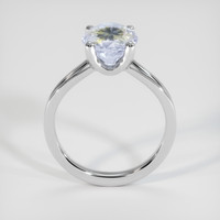 3.67 Ct. Bi Color Sapphire Ring, 18K White Gold 3