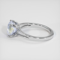 3.67 Ct. Bi Color Sapphire Ring, 18K White Gold 4