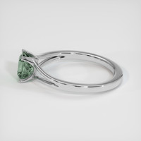 1.15 Ct. Sapphire Ring, 18K White Gold 4