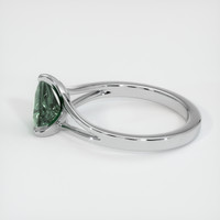 0.93 Ct. Sapphire Ring, 18K White Gold 4