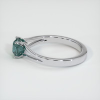 1.53 Ct. Sapphire Ring, 18K White Gold 4