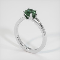 1.66 Ct. Sapphire Ring, 18K White Gold 2