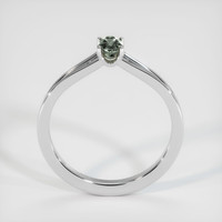 0.43 Ct. Sapphire Ring, 18K White Gold 3