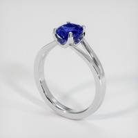1.56 Ct. Sapphire Ring, 18K White Gold 2