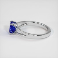 1.56 Ct. Sapphire Ring, 18K White Gold 4