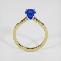 1.92 Ct. Blue Sapphire Ring, 14K White & Yellow 3