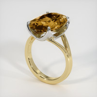 8.55 Ct. Gemstone Ring, 14K White & Yellow 2