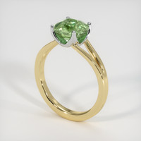 2.20 Ct. Gemstone Ring, 14K White & Yellow 2