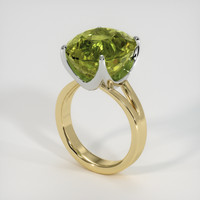 10.65 Ct. Gemstone Ring, 14K White & Yellow 2