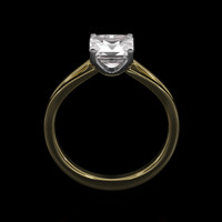 1.20 Ct. Gemstone Ring, 14K White & Yellow 3