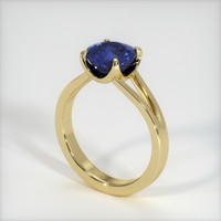 1.89 Ct. Blue Sapphire Ring, 10K Yellow Gold 2