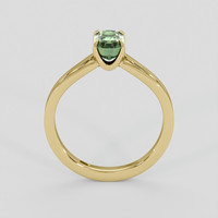 1.37 Ct. Green Sapphire Ring, 10K Yellow Gold 3