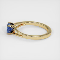 0.90 Ct. Sapphire Ring, 14K Yellow Gold 4