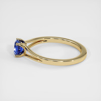 0.77 Ct. Sapphire Ring, 14K Yellow Gold 4
