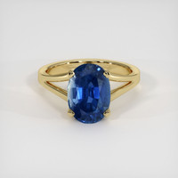 3.57 Ct. Sapphire Ring, 14K Yellow Gold 1