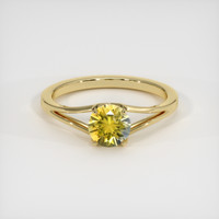 0.92 Ct. Sapphire Ring, 14K Yellow Gold 1