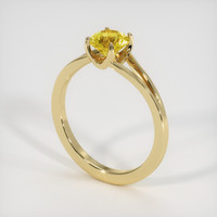 0.92 Ct. Sapphire Ring, 14K Yellow Gold 2