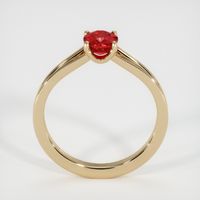 0.73 Ct. Ruby Ring, 14K Yellow Gold 3