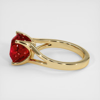 6.06 Ct. Ruby Ring, 14K Yellow Gold 4