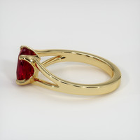 2.50 Ct. Ruby Ring, 14K Yellow Gold 4