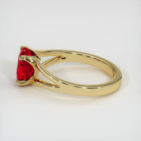 2.15 Ct. Ruby Ring, 14K Yellow Gold 4