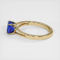 1.27 Ct. Blue Sapphire Ring, 14K Yellow Gold 4