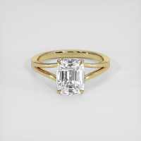 3.01 Ct. White Sapphire Ring, 14K Yellow Gold 1
