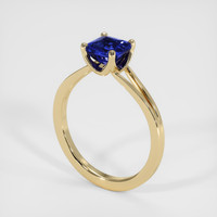 1.34 Ct. Blue Sapphire Ring, 14K Yellow Gold 2