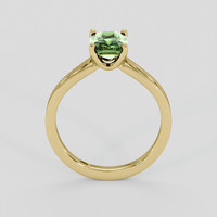 1.41 Ct. Green Sapphire Ring, 14K Yellow Gold 3