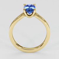 1.48 Ct. Blue Sapphire Ring, 14K Yellow Gold 3