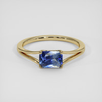 1.42 Ct. Bi Color Sapphire Ring, 14K Yellow Gold 1