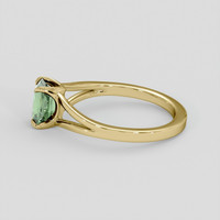 1.41 Ct. Green Sapphire Ring, 14K Yellow Gold 4