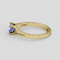 1.39 Ct. Blue Sapphire Ring, 14K Yellow Gold 4