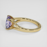 3.02 Ct. Purple Sapphire Ring, 14K Yellow Gold 3
