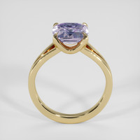 3.02 Ct. Purple Sapphire Ring, 14K Yellow Gold 4