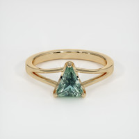 0.93 Ct. Sapphire Ring, 14K Yellow Gold 1