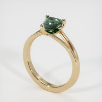0.93 Ct. Sapphire Ring, 14K Yellow Gold 2