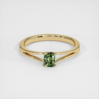 0.51 Ct. Sapphire Ring, 14K Yellow Gold 1