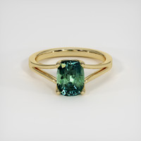 3.08 Ct. Sapphire Ring, 14K Yellow Gold 1