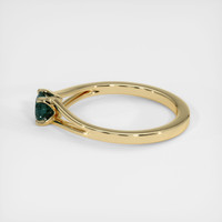 0.56 Ct. Sapphire Ring, 18K Yellow Gold 4