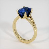 3.57 Ct. Sapphire Ring, 18K Yellow Gold 2