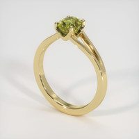 1.82 Ct. Bi Color Sapphire Ring, 18K Yellow Gold 2