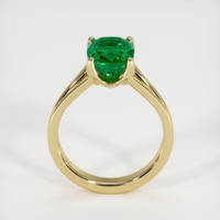 2.71 Ct. Emerald Ring, 18K Yellow Gold 3