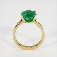 3.36 Ct. Emerald Ring, 18K Yellow Gold 3
